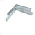 Iron Corner Bracket, Folding Angle, Factory Direct Sales. Plating White Zinc. Color box package.