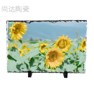 Thermal transfer rectangular lithograph 16*30CM can be customized picture of rock painting