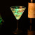 Manufacturer direct sale luminous glass luminous glass colorful luminous goblet sparkling goblet sparkling cocktail