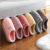 2022 New Cotton Slippers Shoes Women's Home Autumn and Winter Indoor Warm Confinement Cotton Slippers Fur Support Winter Men's Non-Slip Couple