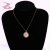 Ins Wind Special-Interest Design Trend Neckwear 520 Birthday Girlfriend Colorful Zircon wei xiang Necklace and Earrings Suite