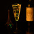 Manufacturer direct wholesale flash LED goblet bar KTV luminous glass magic gifts PS plastic champagne glasses
