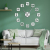 3D acrylic mirror DIY mute wall clock stickers home modern art home wall