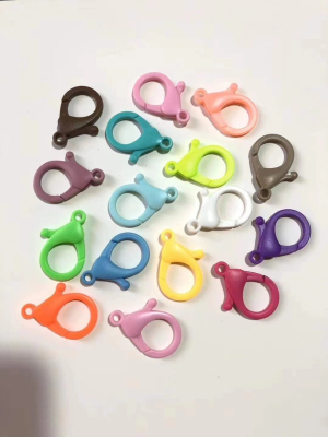 Korean-Style Plastic Multicolor Large Lobster Clasp