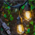 E27 Bulb String Garden Balcony Waterproof LED Garden Light Socket Lighting Chain Christmas Decoration Led Color Lighting Chain
