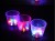 Manufacturers direct the creative water cup pour water on the bright color wine glass magic luminous magic cup love cup