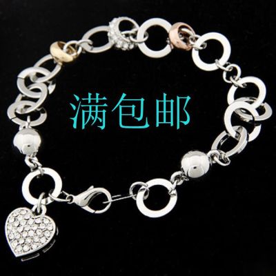 Boutique Korean Fashion Metal Heart String Happiness Temperamental Bracelet