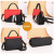 Factory price direct selling multi-functional women's bag 2020 new color contrast fashion trend embroidery line one-shou