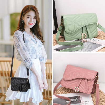 Summer 2020 new personalized fashionable elegant lady cross-body bag simple and versatile PU leather small square bag female style bag