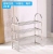 Shoe rack stainless steel multi-layer assembly simple waterproof shoe cabinet economy dormitory storage rack at the door shelf