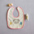 Factory Direct Sales New Velvet DB Embroidered Waterproof Baby Baby Saliva Pocket Babies' Supplies
