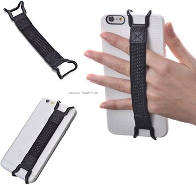 Security Hand Strap Holder Compatible with iPhone Xs Max Xs XR / 8/8 Plus 6 / 6S (Plus) - iPhone 7/7 Plus - Samsung Gala