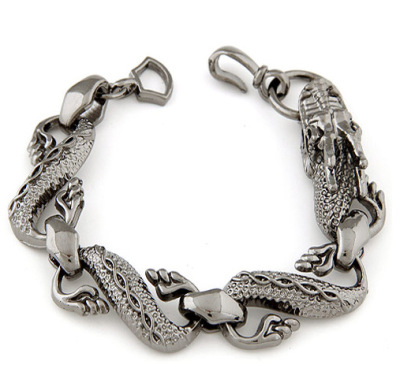 European and American Fashion Metal Auspicious Dragon Temperamental Bracelet