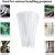 CABLE TIES wire zipper tie strap Heavy duty self locking nylon wire tie strap 100 pieces in white 8 inches