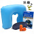 Travel Three Pieces Inflatable Pillow Inflatable Neck Pillow Earplugs Eye Mask Travel U-Shaped Pillow Traveling Three-Piece Suit Pack