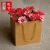 Square Bottom Bag Kraft Paper Bag Spot Portable Paper Bag Custom Flower Baking Bag Wide Bottom Gift Bag Wholesale