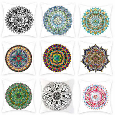 Manufacturer direct sale Amazon sells national style Mandala digital print pillow cover sofa cushion cover pillow cover