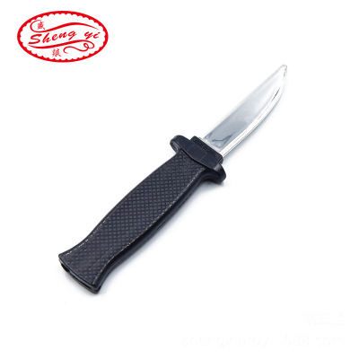 April Fool's Day Hot Sale Trick Toy 18.5cm Telescopic Knife Magic Knife Shrink Knife Spoof Prank Knife
