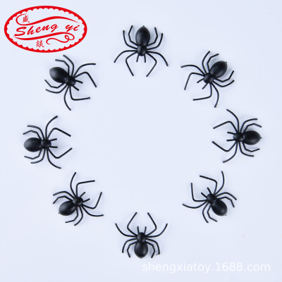 Halloween Party Decoration Props Whole Spider Environmental Protection Simulation Curved Foot Spider Whole Spider Scary Toy Wholesale