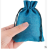 Hole blue linen bundle Bag Christmas candy bag Christmas hemp sack rope gift bag custom printed logo