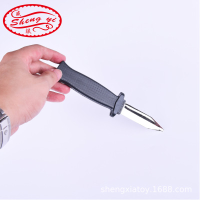 Cross-Border Amazon April Fool's Day Trick Props Telescopic Knife Spoof Whole People Telescopic Knife Magic Fake Knife Toy