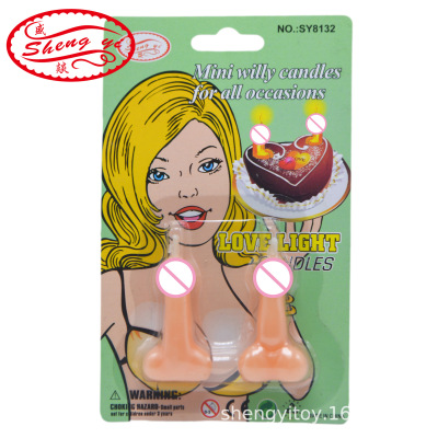 AliExpress Cross-Border Hot Sale Sexy Candle JJ Bird Penis Candle Hen Party Willy Candles