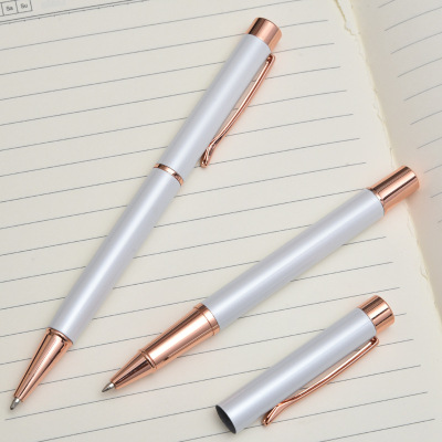 White pole cover neutral stylus Gift Baozhu Stylus Custom Logo crystal rhinestone ballpoint pen Pen Pen