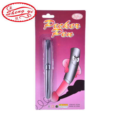 Cross-Border Hot Sale Bachelor Party Bar KTV Props Sexy Pen Bird JJ Penis Ballpoint Pen Peckerpen