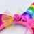 AliExpress Hot Sale Colorful Cat Ears Unicorn Headband European and American Children's Party Rainbow Unicorn Headband Long