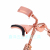 Rose gold eyelash curler with thorn handle electroplated eyelash curler