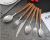 Stainless steel tableware, stainless steel spoon, stainless steel knife and fork spoon, tableware