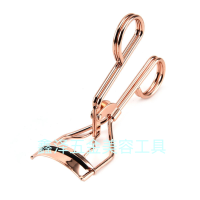 Metal eyelash curler eyelash curler with electrochromic gradient