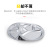 Mutual Hair round Stainless Steel Plate 4 Grid Hand-Shaped Brush Plate Four Grid Fast Food Plate Grid Dining Room Canteen Meal Tray