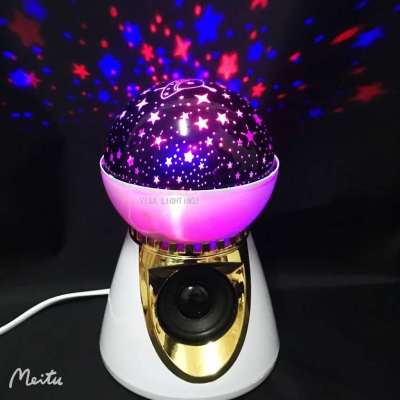 Amazon hot style small ball star projector rotating USB ocean projector birthday gift small night light