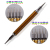 Two-headed nail brush flower brush paint brush petal nail brush nail brush DA