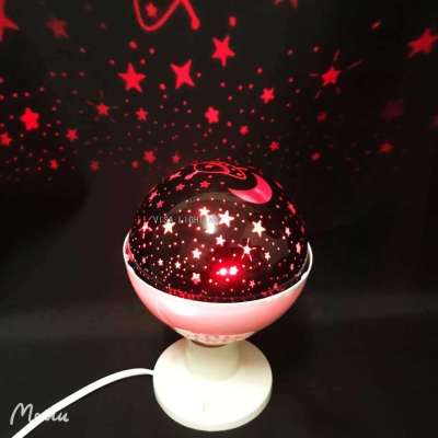 New fancy Bluetooth rotating LED romantic dream colorful projector star projection light little night light Amazon