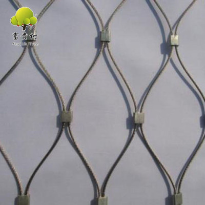 304 316L Stainless Steel Rope Netting Factory Direct Sell for Animal Zoo Protection 1mm 2mm 3mm 4mm Wire Diameter