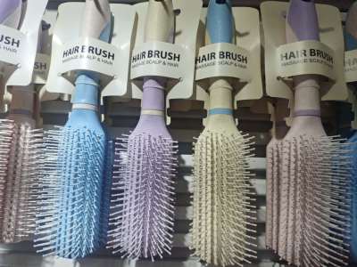 Factory Direct Sales Hairdressing Comb Tangle Teezer Massage Comb TT Comb Customizable Logo Airbag Comb Wheat Straw