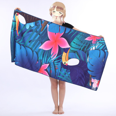 Ultra-Fine Fiber Printing Beach Towel Custom American Adult Printed Swimming Sweat Beach Seat Drape Bath Towel