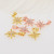 The New Star Shaped Eight Awn Star Lucky Star Studded with zuan xiang lian Pendant Parts Ornament Minimalist Fashion Network Fire Explosion