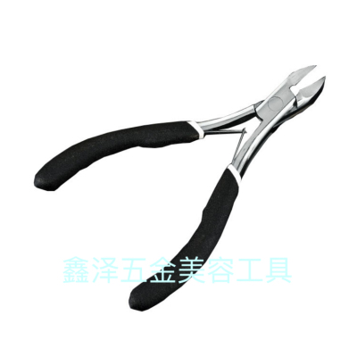 Round Head Dead Leather Pliers Cuticle Nipper Nail Clippers Stainless Steel Exfoliating Scrub Pliers Double Fork Cuticle Nipper Set of Glue