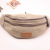 New Fashion Canvas Men's Sports Waist Bag Creative OK Gesture Printing Washed Canvas Surrounding Bag Factory Wholesale