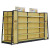 Huicheng supermarket shelf convenience store mother-and-child store single and double sides steel and wood display boutique shelves stationery store shelves