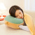 Cartoon Fruit Pillow Quilt Dual-Use Office Cushion Three-in-One Hand Warmer Gadgets Nap Air Conditioning Blanket