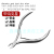 Dead Skin Pliers Double Fork Dead Skin Pliers Stainless Steel Dead Skin Pliers