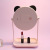 Bear Adorable Pet Multifunctional Desktop Storage Smart Fill Light with Light Beauty USB Rechargeable LED Makeup Mirror