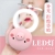 Mini Piggy Makeup Mirror USB Rechargeable Bear Fan Handheld Portable Three-in-One Led Fill Light Cosmetic Mirror