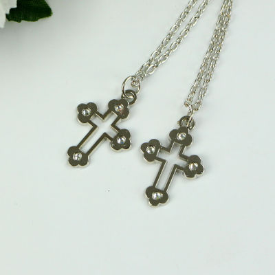 European and American Famous Retro Exaggerated Ornament Skull Cross Men's Necklace Cross Necklace