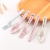 J06-5466 Small Straw Tableware Three-Piece Korean Cute Spoon Small Spoon Children's Tableware Set Spoon Chopsticks Fork