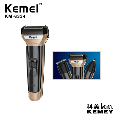 Kemei Electric Kemei Shaver KM-6334 Three-in-One Multifunctional Shaver